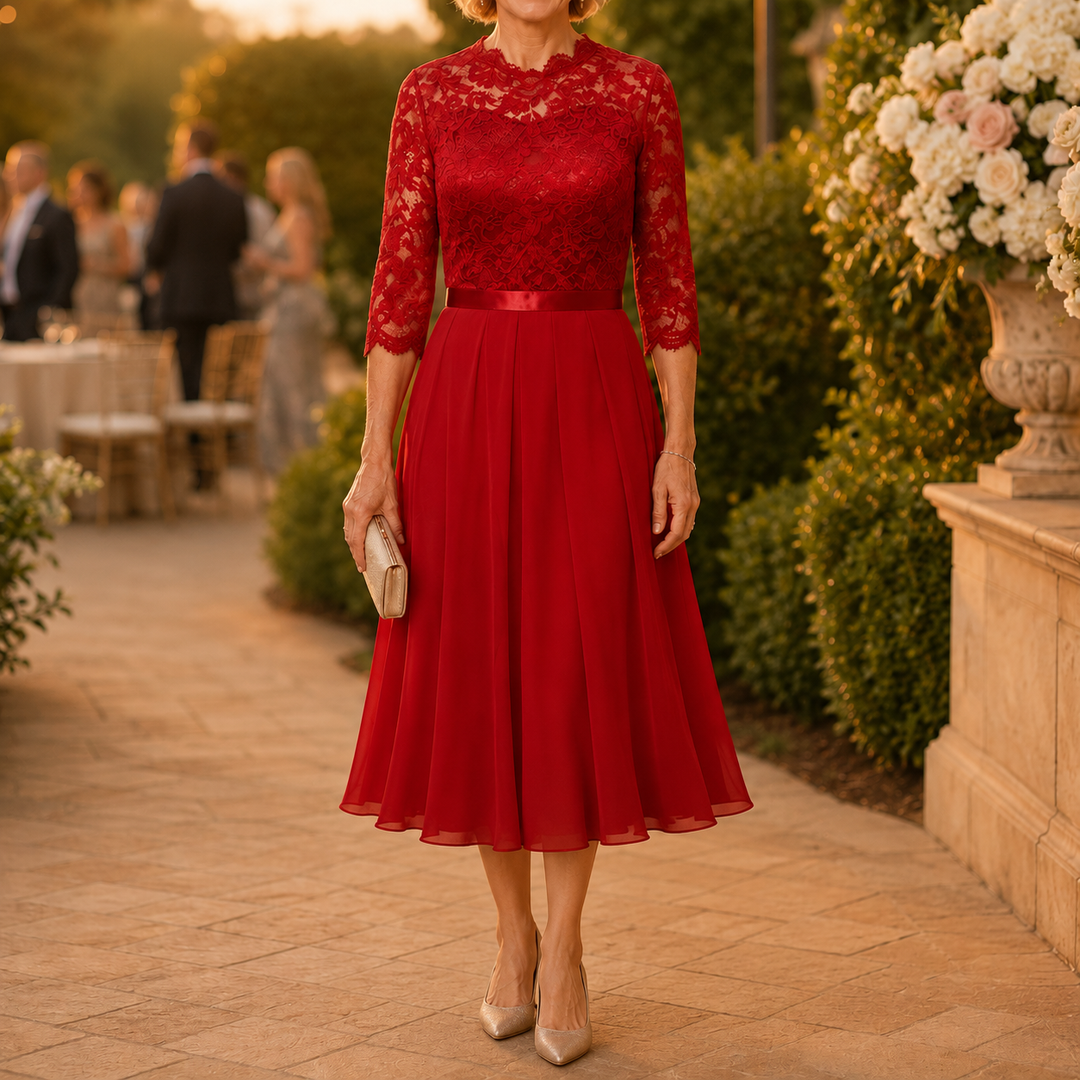 Composure The Lace Maxi That Falls Into One Long Line - Elena Harper