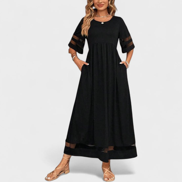 Inês Elegant Dress, view 2 - Elena Harper