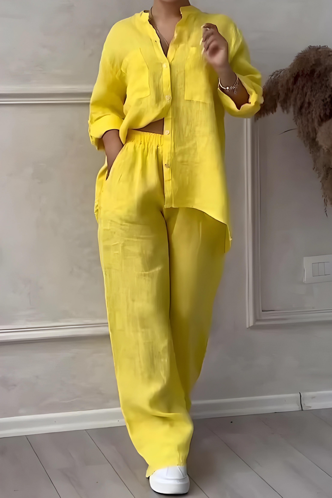 Clara | Airy and Elegant Linen Two-Piece Set