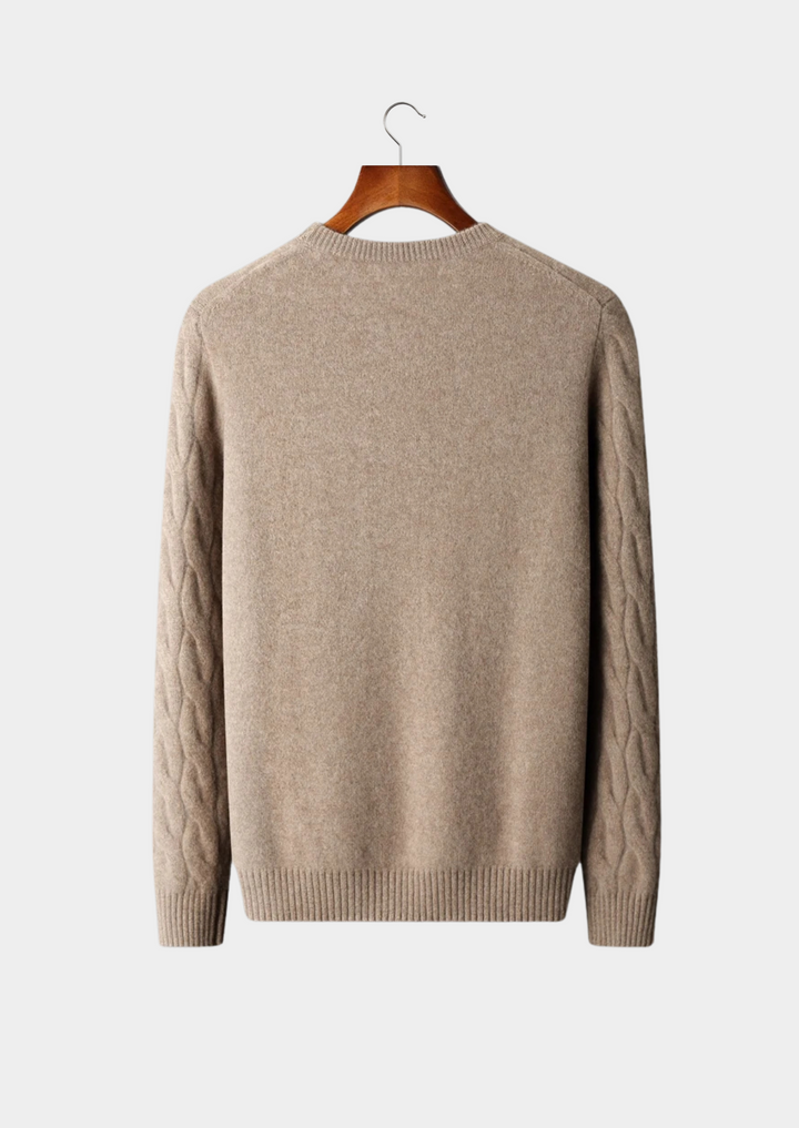 NOBA WOOL CABLE CREWNECK