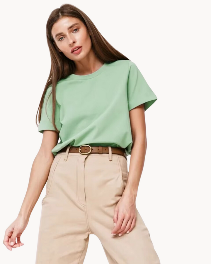 Premium Essential Cotton Tee (Vivid Colors)