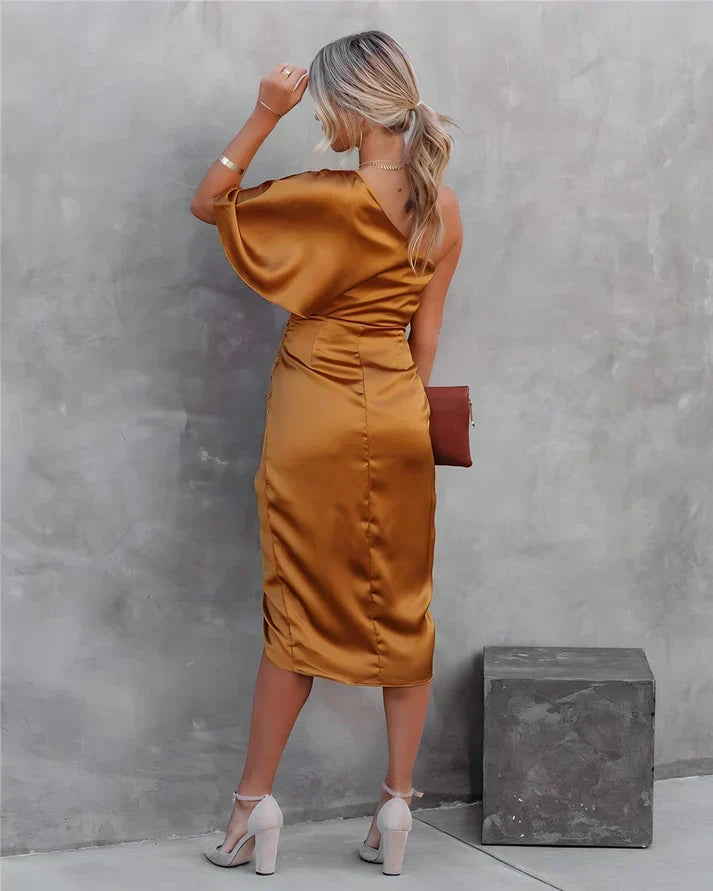 Satin Evening Dress - Seraphina