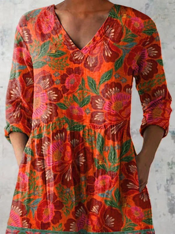 Felicity V-Neck Longline Shirt - Elena Harper