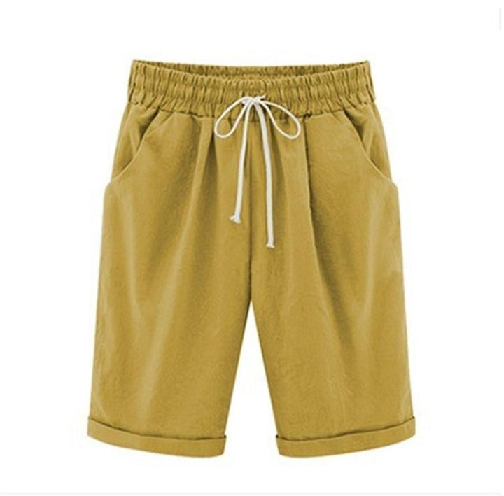 Timeless Cotton Shorts for Women, view 8 - Elena Harper