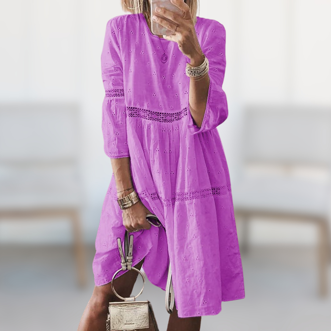 Vera Elegant Summer Dress - Elena Harper