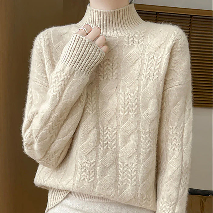 Maya Soft Touch Sweater for Women Elegant Knit - Elena Harper