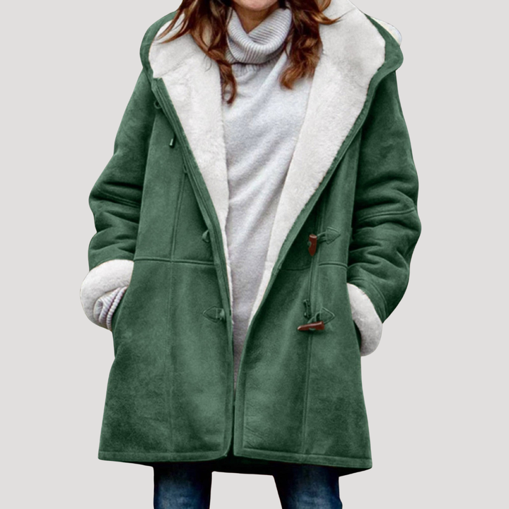 Women's Duffle Coat with Borg Lining