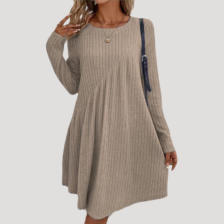 Casual Knee-Length Straight Dress for Women
