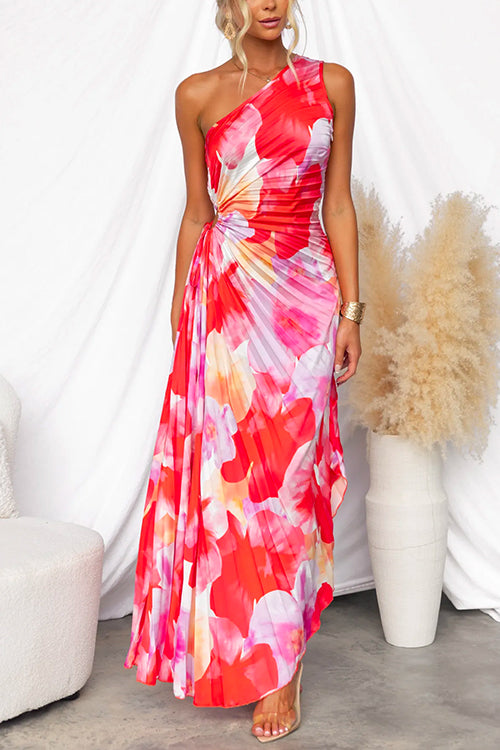Vibrant Celeste Tropical Dress - Elena Harper