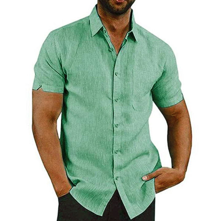 ELENA HARPER™  |  MEN'S LINEN BLEND SHIRT