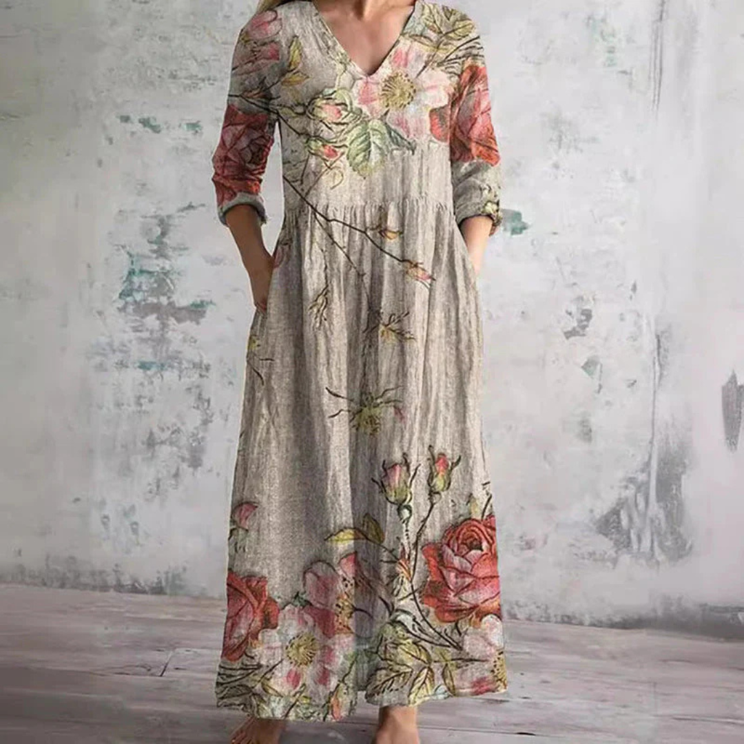 Bella Floral Summer Dress - Elena Harper