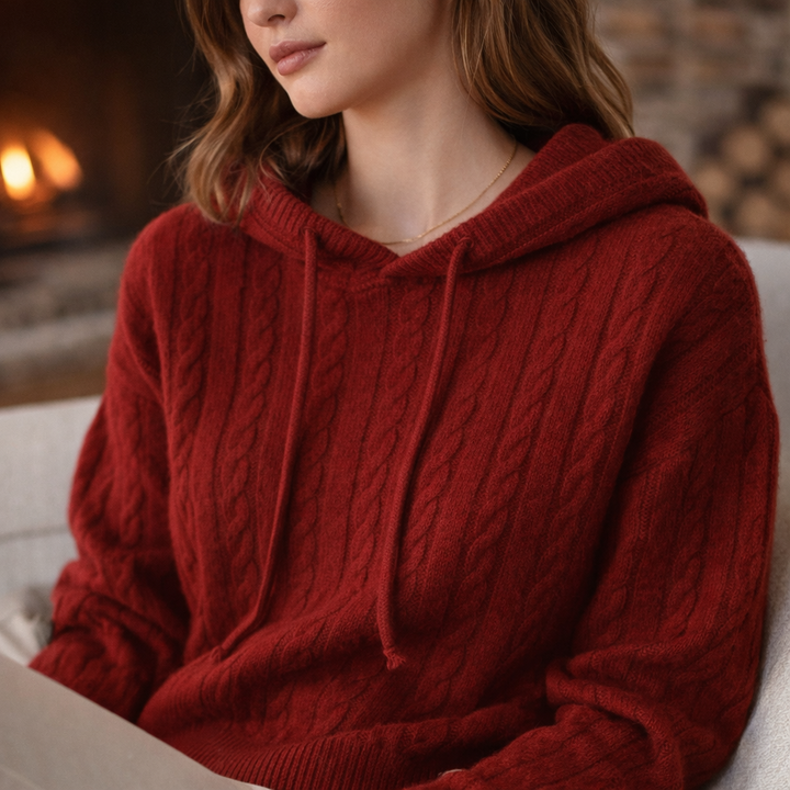 Ladies Oversized Fit Hoodie with Structured Hood