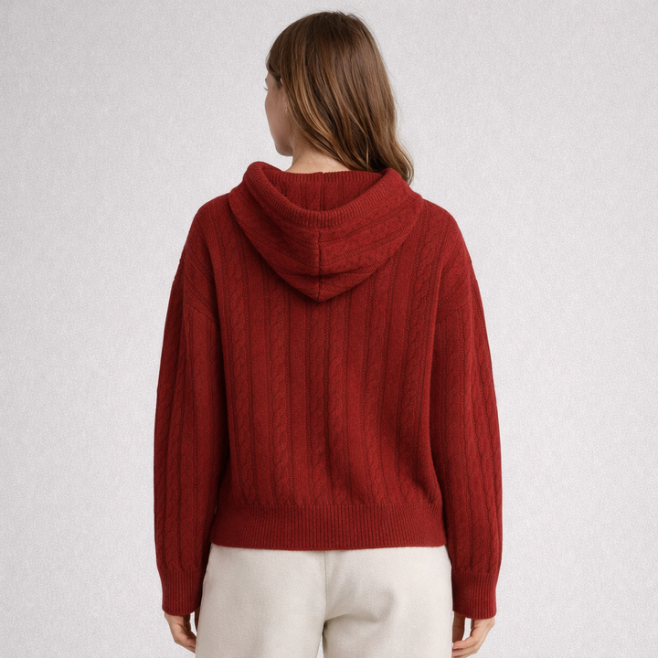 Ladies Oversized Fit Hoodie with Structured Hood