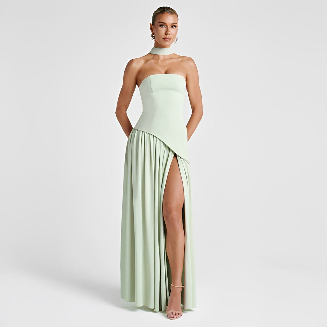 Beatrix Stylish Bustier Dress for Women, view 3 - Elena Harper