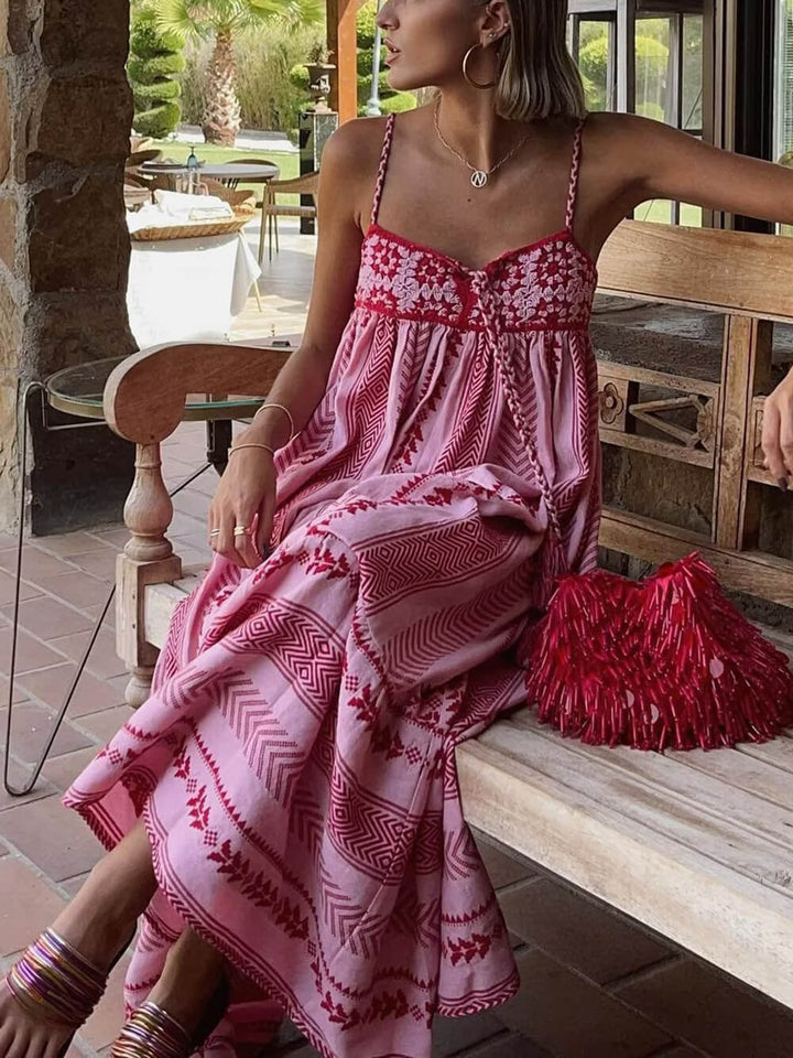 Victoria Bohemian Breeze Maxi Dress - Elena Harper