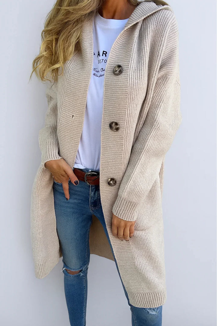 Sola™ | Elegant cardigan with hood