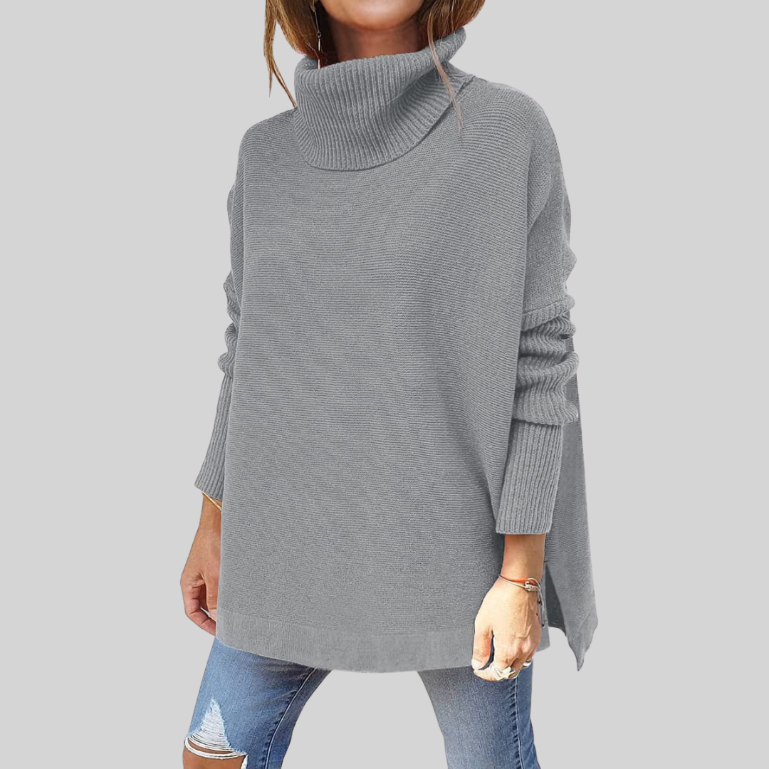 Annelise Oversized Roll-Neck Sweater - Elena Harper