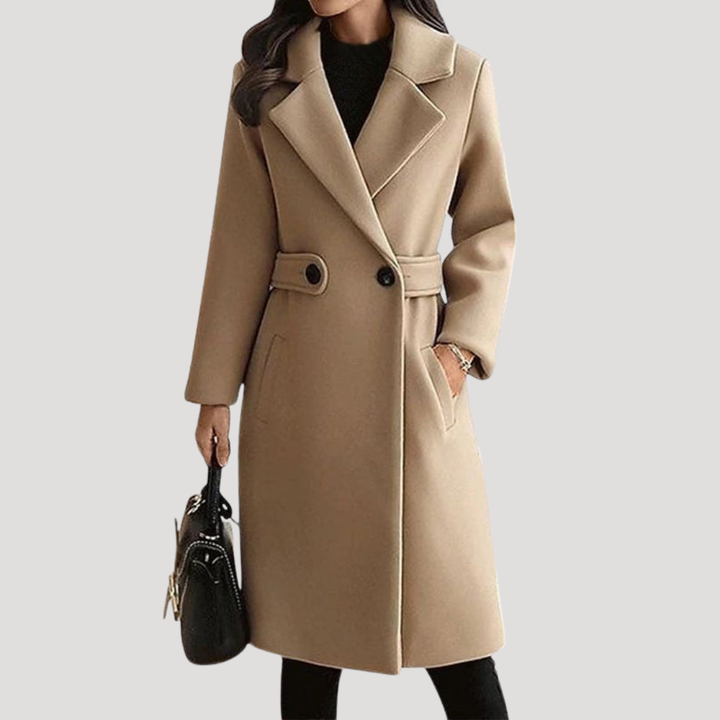 Classic Belted Women's Coat