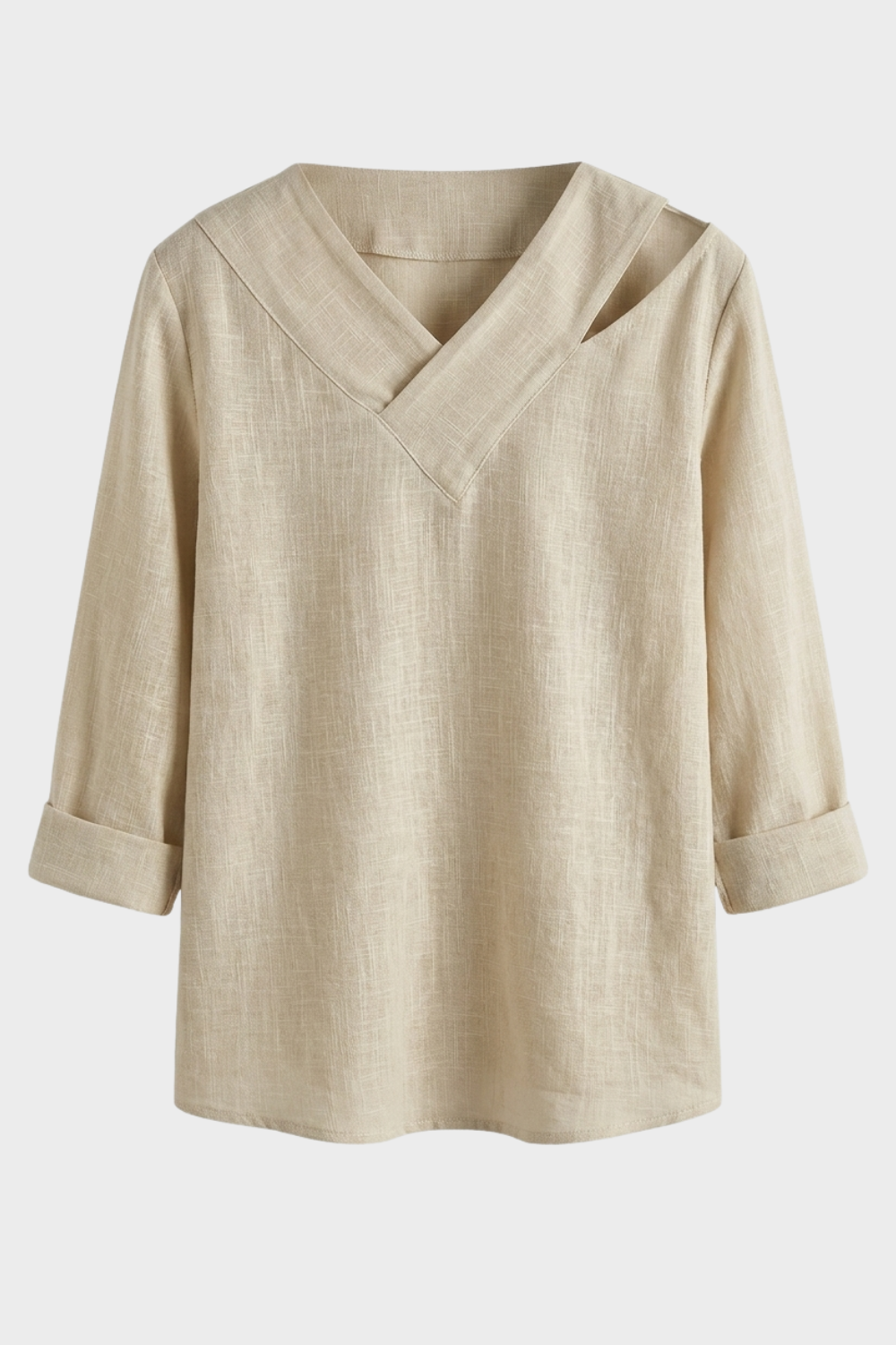 Women's Asymmetrical Top | V-Neck