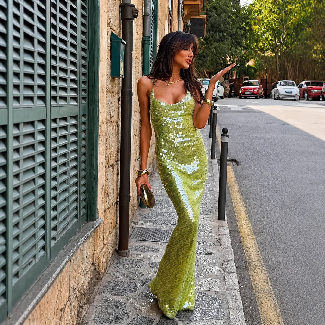 Brittany Elegant and Stylish Maxi Dress - Elena Harper