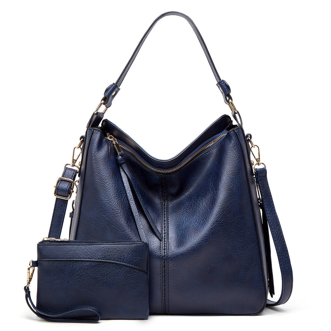 Agathe Anti-theft Leather Bag + Free Pouch - Elena Harper