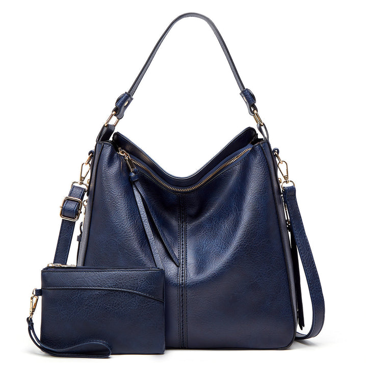 Agathe Anti-theft Leather Bag + Free Pouch - Elena Harper