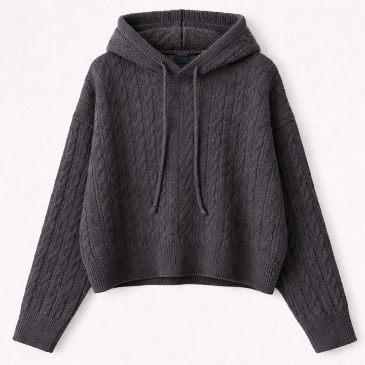Ladies Oversized Fit Hoodie with Structured Hood