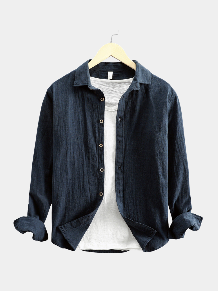 Luxury Linen Shirt - Elena Harper