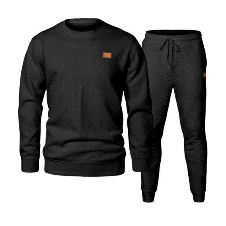 Axel Men's Jogging Suit Set 2-Piece Structured Sweatshirt - Elena Harper