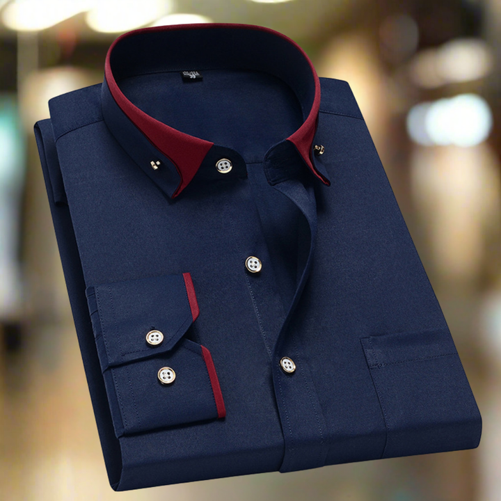Albert Classic Long Sleeve Cotton Shirt - Elena Harper
