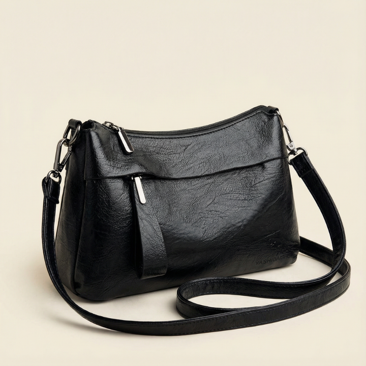 Carria Soft Leather Crossbody With 3 Compartments - Elena Harper