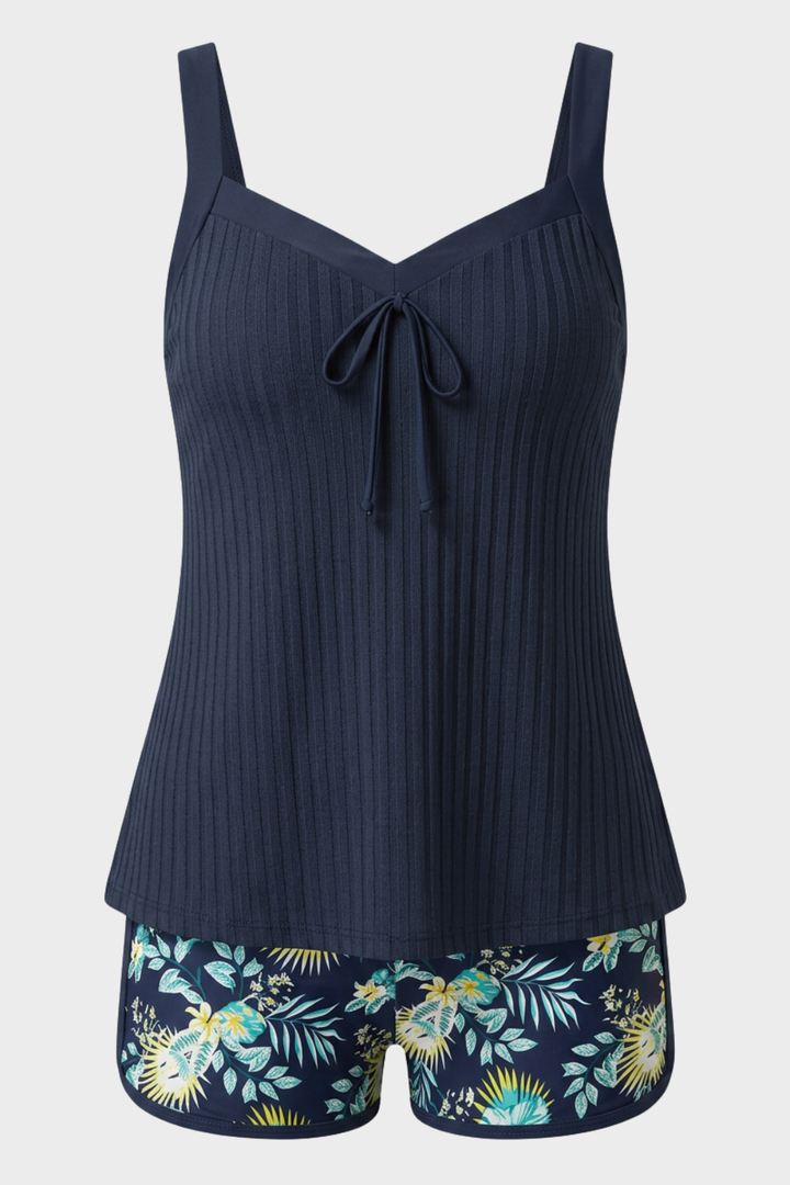 Women's Tankini Set | Tropical Shorts