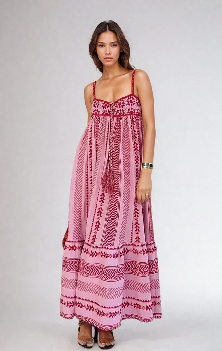 Victoria Bohemian Breeze Maxi Dress - Elena Harper