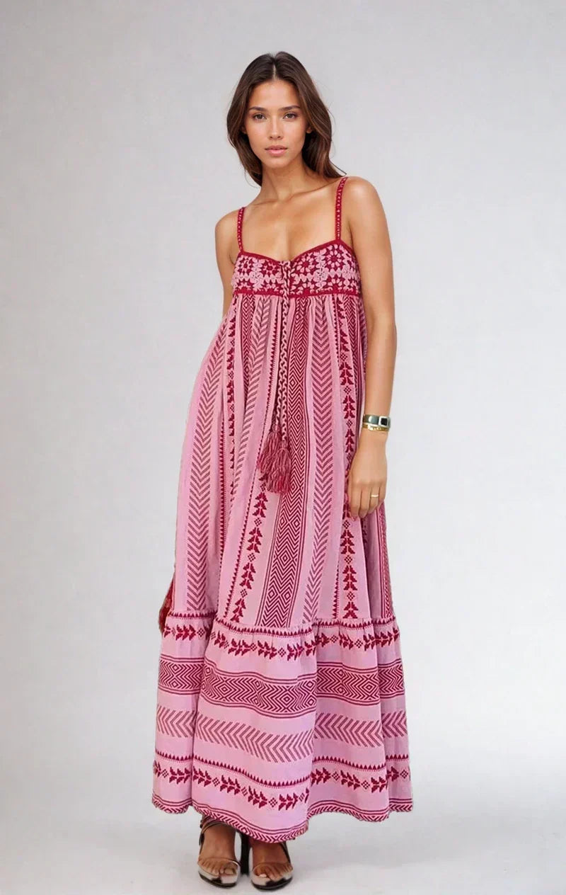 Victoria Bohemian Breeze Maxi Dress - Elena Harper