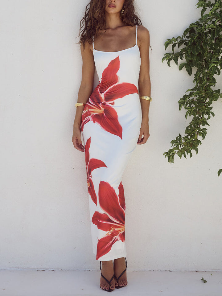 The Tropical Bloom Maxi Dress
