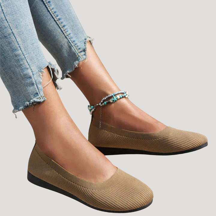 Breathable Mesh Ballet Flats for Women