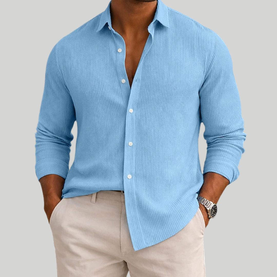 Men's Summer Striped Shirt - Elena Harper