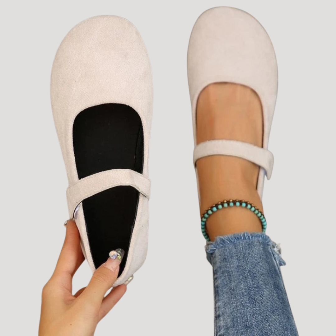 Women's Comfort Ballet Flats with Strap