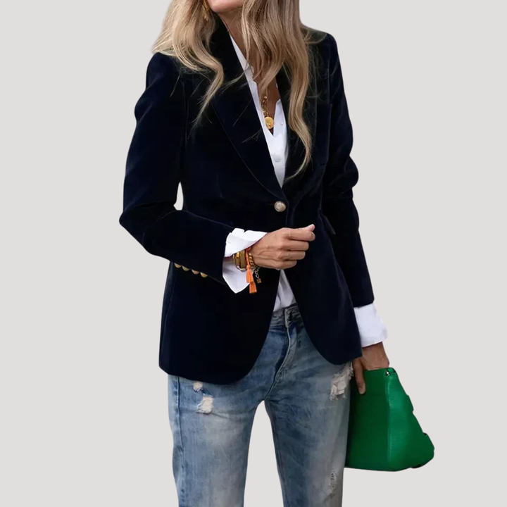 Chic Fitted Women's Blazer