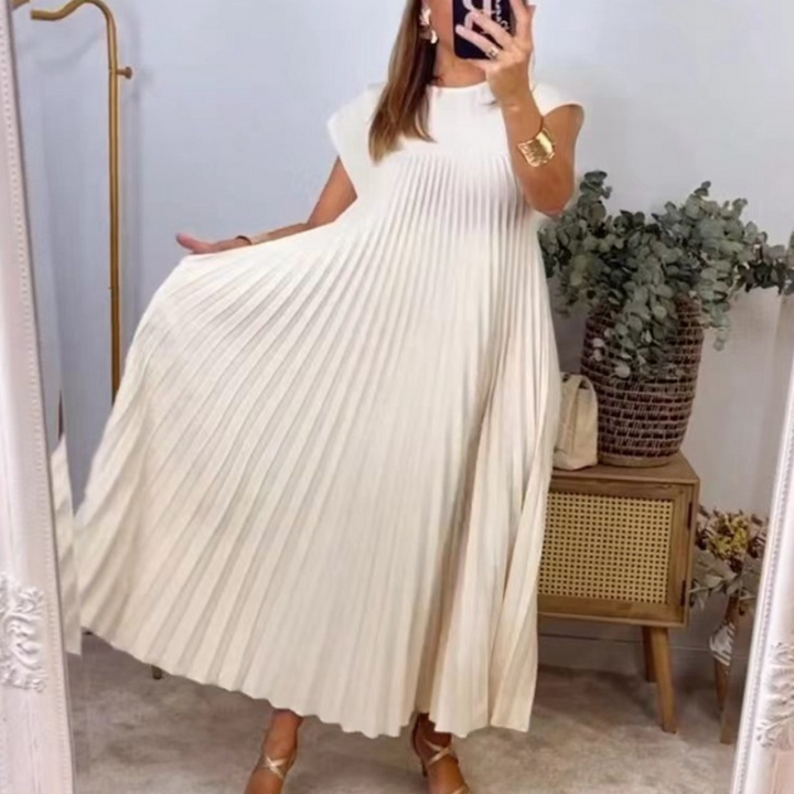 Seline Lightweight and Fresh Pleated Dress - Elena Harper