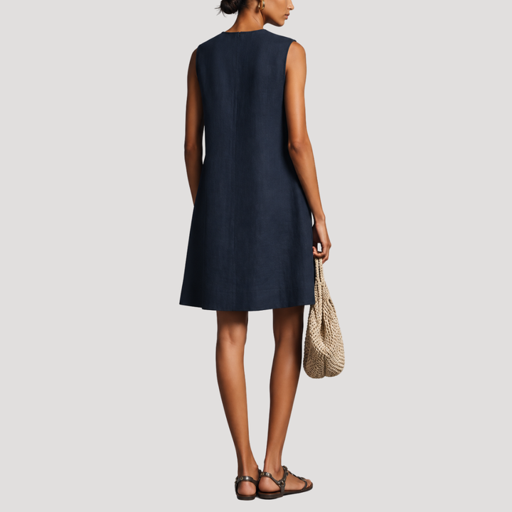 Elegant Sleeveless A-Line Dress