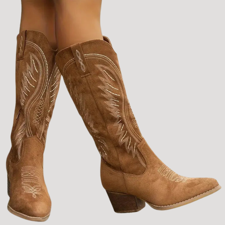 Embroidered Western Cowboy Boots for Women
