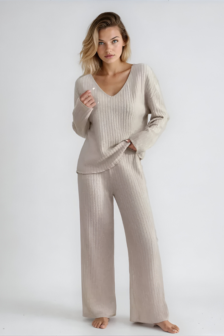 Amaris™ | Soft Ribbed Knit Lounge Set