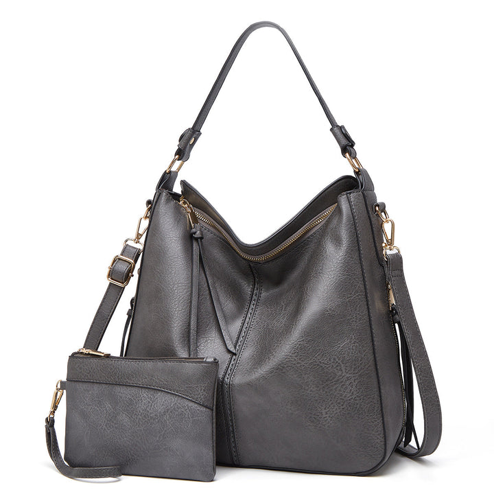 Agathe Anti-theft Leather Bag + Free Pouch - Elena Harper