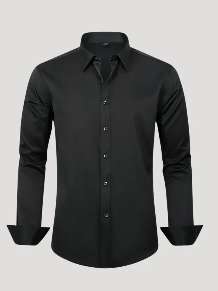 Bordon - Non-Iron Stretch Shirt With Button