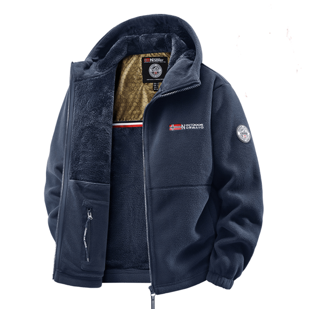 ELENA HARPER™  |  INSULATED POLAR FLEECE BOMBER JACKET FOR MEN