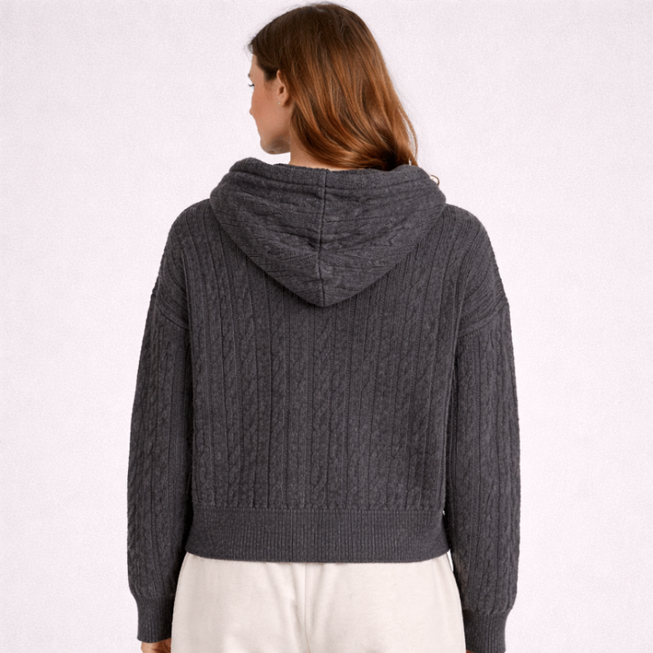 Ladies Oversized Fit Hoodie with Structured Hood