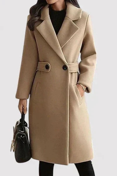 Coat with Belt - Elena Harper
