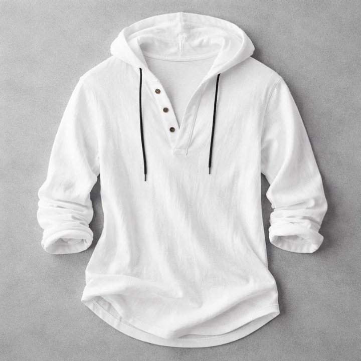 Elegant Hooded Shirt for Men - Elena Harper