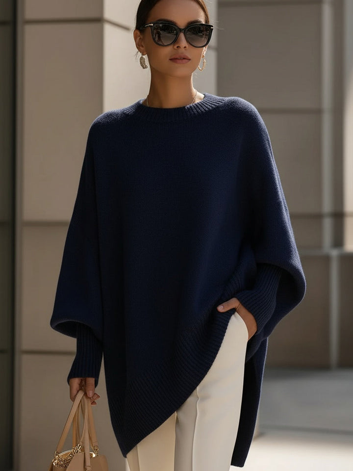 Yasmine – Elegant oversized poncho for women